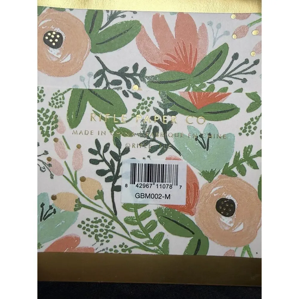 New Rifle Paper Co Wildflower Lot Of 5 1-Large 2-Medium 2-Small Flower Gift Bags